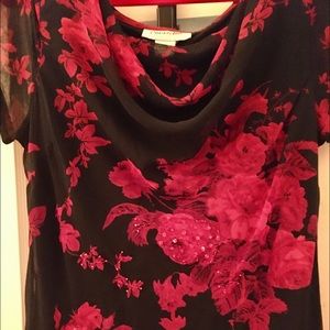 Made in India- 100% polyester sleeveless dress with sequins accents.